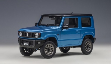 78502 Suzuki Jimny (JB64) (Brisk Blue with Black roof) 1:18